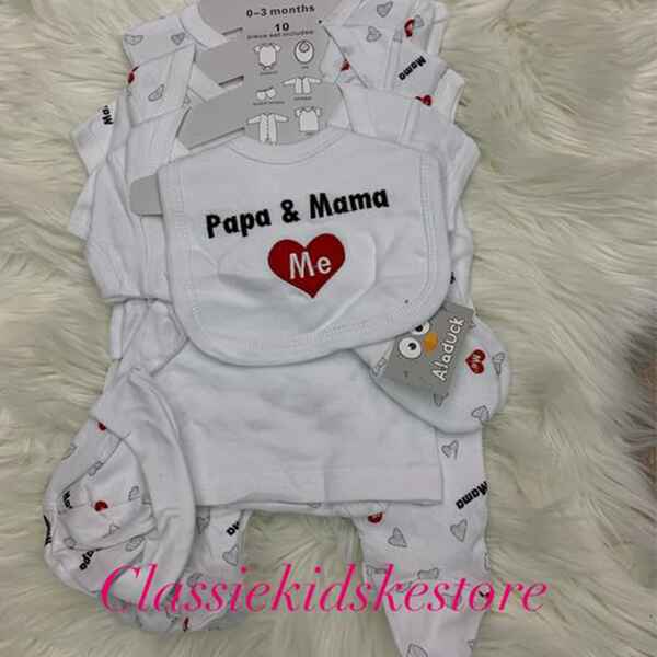 8pc Newborn Receiving Set