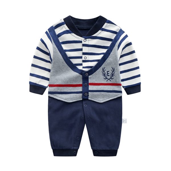 Gentleman Cotton Newborn Rompers