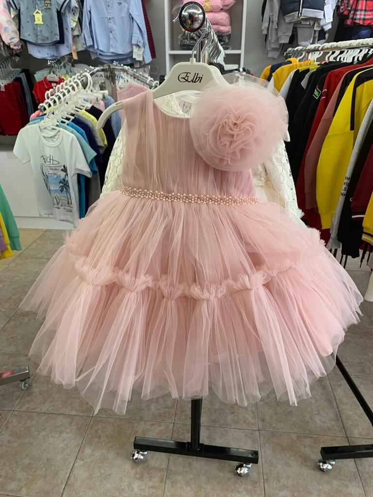 Fluffy dress Pink