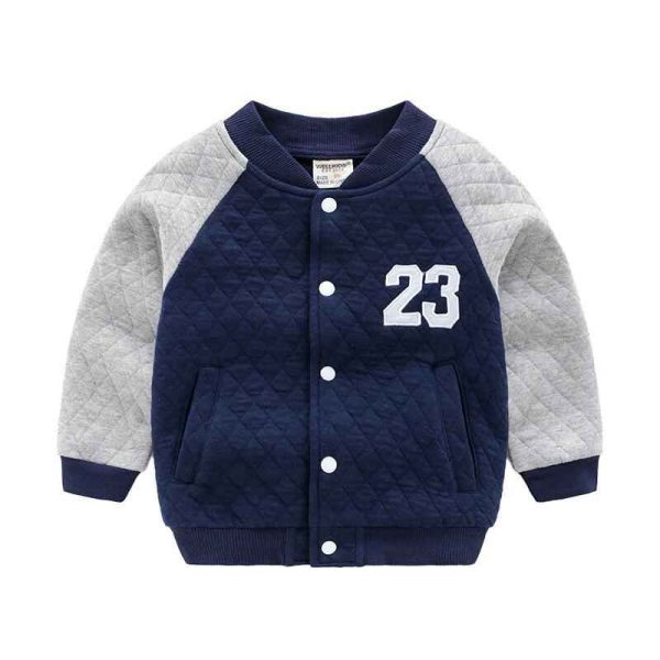 Navy blue bomber jacket(23)
