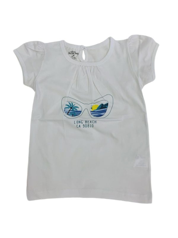 White long beach top