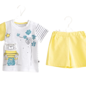 Adorable Baby Boy's Mymio T-shirt and Shorts Set: Comfort and Style in One