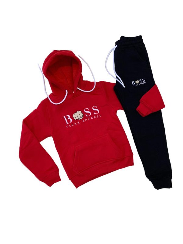 2pc Hooddie Boss Trackuit