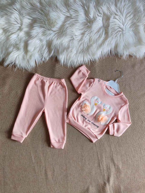 2Pc Girls Set Duck
