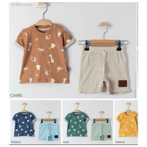 Toddler's Summer Oasis: 2-Piece Set for Cool and Comfy Days