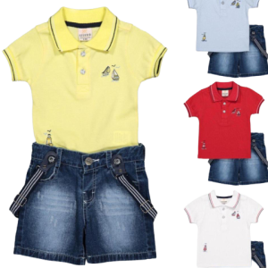 Sisero Boys' Polo 2-Piece Set: Elevate Your Little Man's Wardrobe