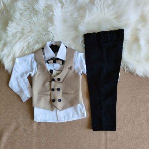 3PC Suit  – Beige