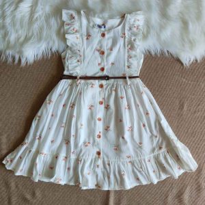 Floral Cotton Dress 9-12yrs