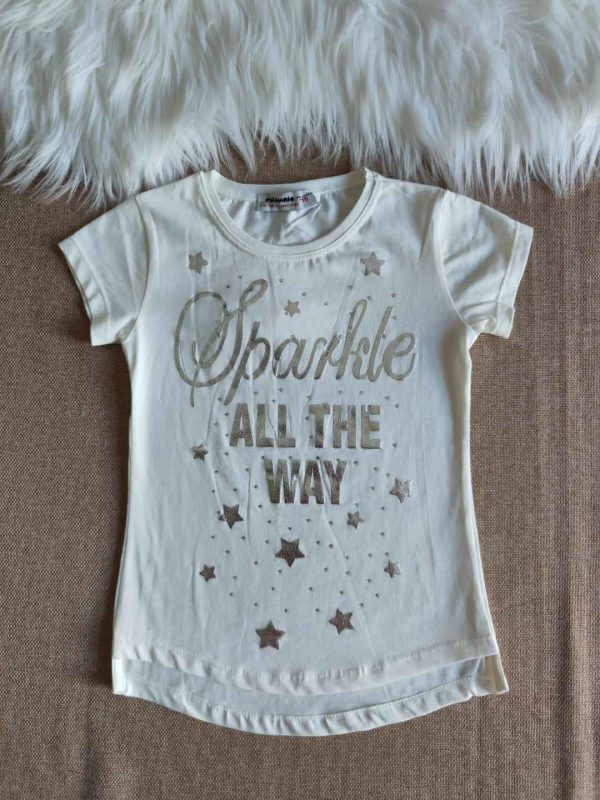 Girls top Sparkle All the Way
