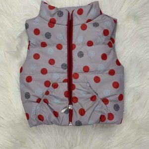 Half Jacket Polka dot Grey