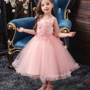 Round Flayered Dress