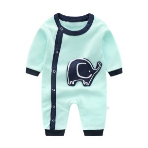 Gentleman Princess Style Long Sleeve Cotton Newborn Rompers