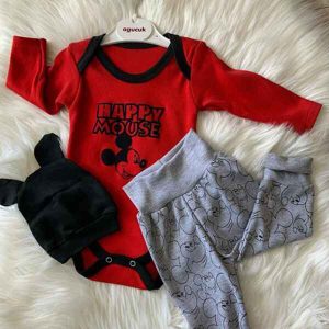 Adorable 3-Piece Baby Set: Comfort and Style for Your Little One