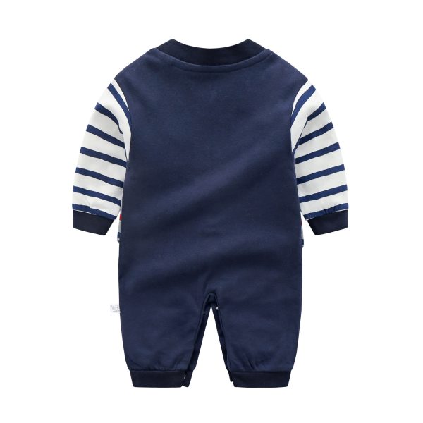 Gentleman Cotton Newborn Rompers - Image 2